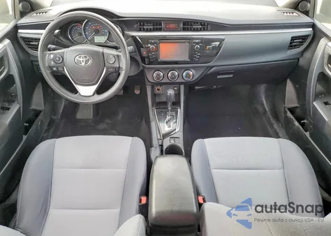 2016 Toyota Corolla L z USA, uszkodzony, nr VIN 5YFBURHE5GP425375